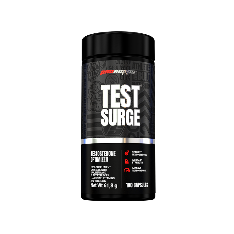 Pro Supps Test Surge 100 Kapslar | Kosttillskott - Muskelbyggande - Testosteronhöjare | Gymkraft