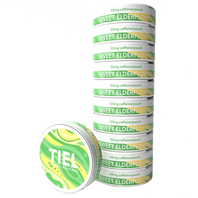 TIEL Energy Sweet Elderflower 10-pack | Kosttillskott - Prestationshöjare - Energi & Fokus | Gymkraft
