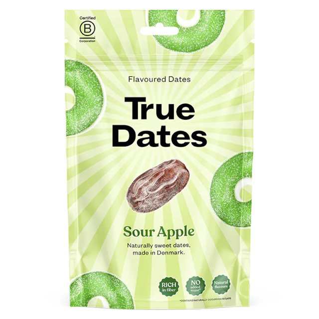 True Dates Sour Apple 100g | Kampanjer 1 - Snacks kampanj! Köp minst 3 - få 15% EXTRA rabatt | Gymkraft