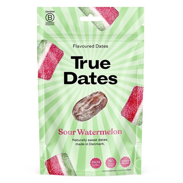 True Dates Sour Watermelon 100g | Kampanjer 1 - Snacks kampanj! Köp minst 3 - få 15% EXTRA rabatt | Gymkraft