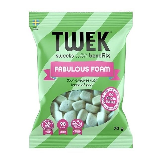 TWEEK Fabulous Foam 70g | Kampanjer 1 - Snacks kampanj! Köp minst 3 - få 15% EXTRA rabatt | Gymkraft