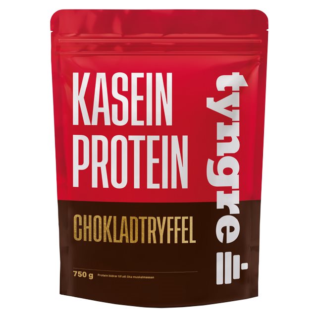 Tyngre Kasein Chokladtryffel 750g | Kosttillskott - Proteinpulver - Kaseinprotein | Gymkraft