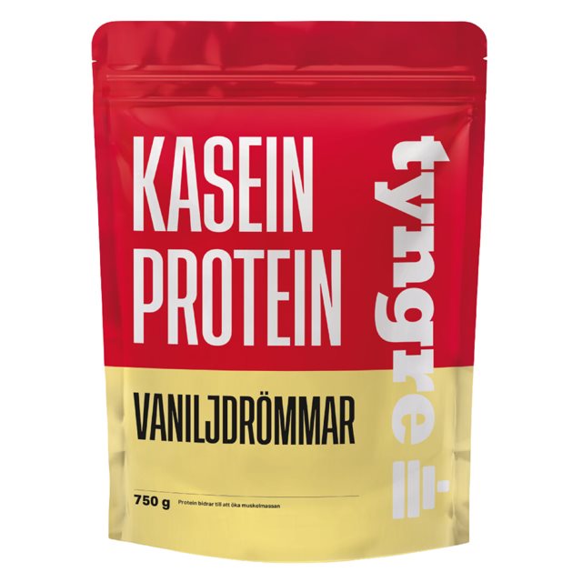 Tyngre Kasein Vaniljdrömmar 750g | Kosttillskott - Proteinpulver - Kaseinprotein | Gymkraft