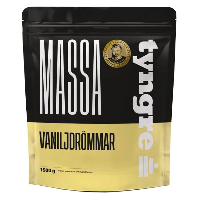 Tyngre Massa Vaniljdrömmar 1500g | Kosttillskott - Träningstillskott - Efter träning | Gymkraft