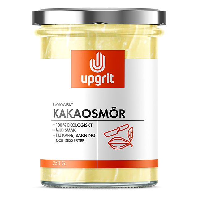 Upgrit Ekologiskt Kakaosmör 250g | Kampanjer 1 - 20% rabatt på Upgrit | Gymkraft