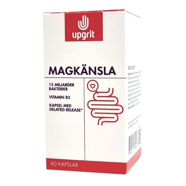 Upgrit Magkänsla Mjölksyrabakterier 60 kapslar | Kampanjer 1 - 20% rabatt på Upgrit | Gymkraft