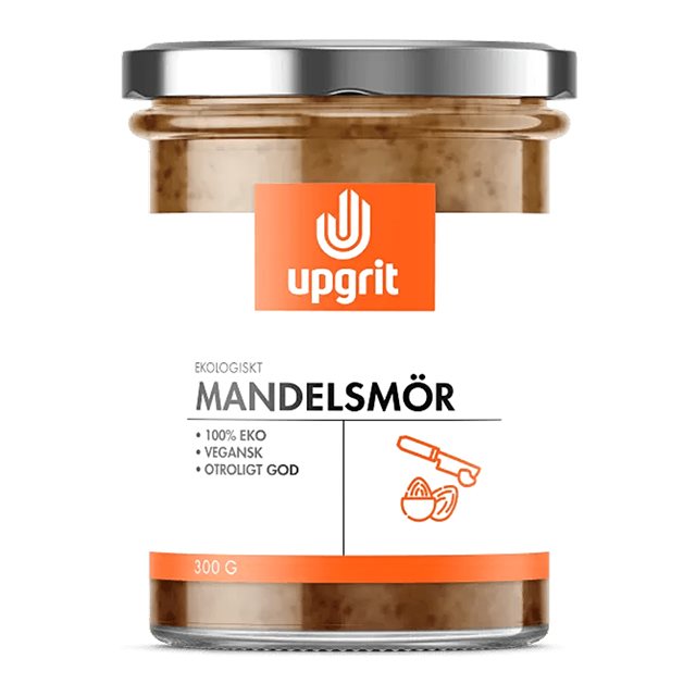 Upgrit Ekologiskt Mandelsmör 300g