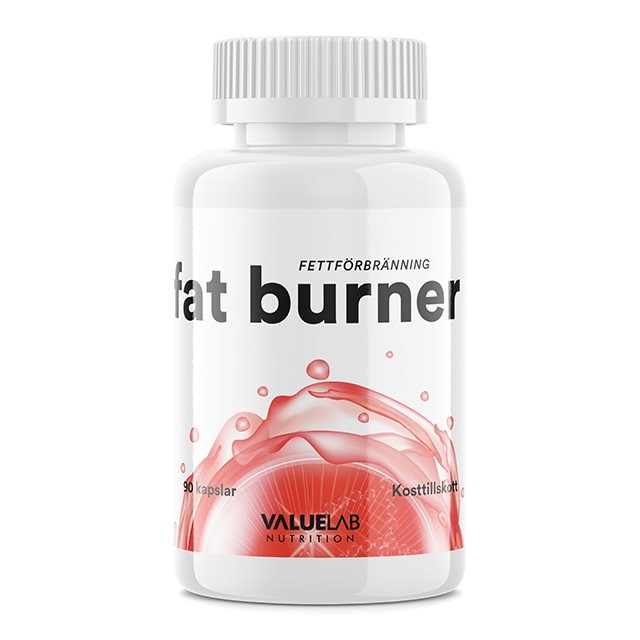 Valuelab Fat burner 90 kapslar | Kosttillskott - Viktkontroll - Viktminskning - Fettförbrännare | Gymkraft