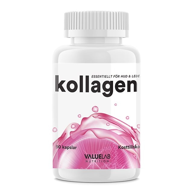 Valuelab Kollagen 90 Kaplsar | Kampanjer 1 - Valuelab Gym Jug på köpet! | Gymkraft