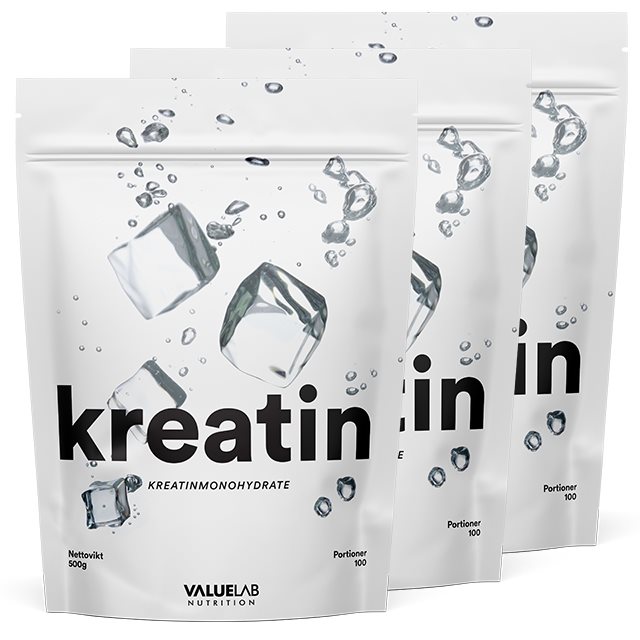Product Image for Valuelab kreatin 3x500g - Kreatin Monohydrat