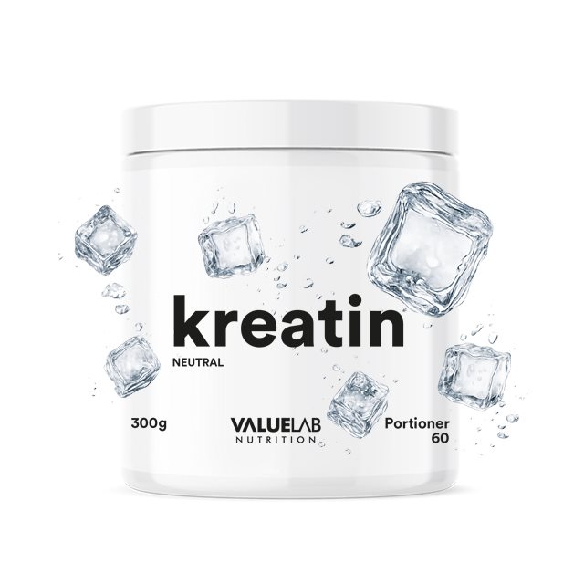 Valuelab Kreatin 300g | Kosttillskott - Kreatin - Kreatin monohydrat | Gymkraft