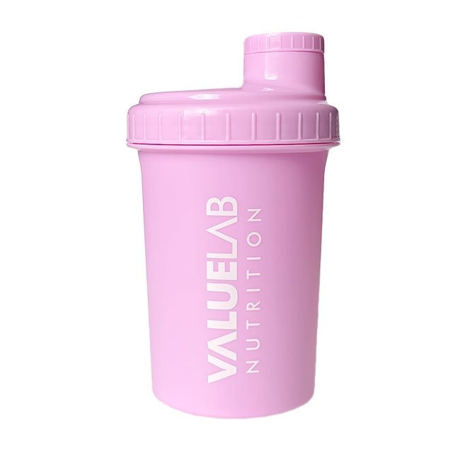 Valuelab Shaker Pink 500ml | Träningstillbehör - Vattenflaskor & Shakers | Gymkraft