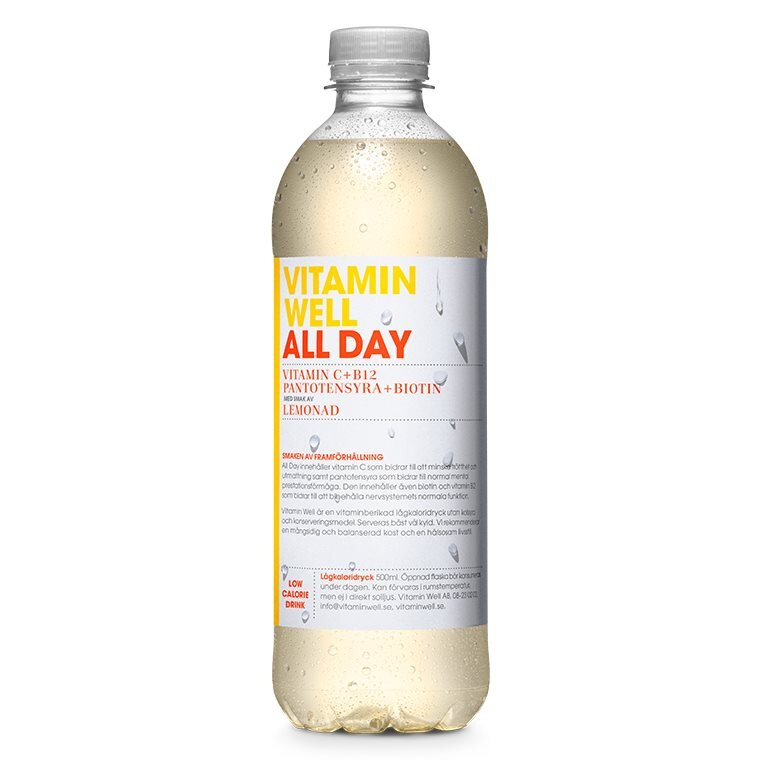 Vitamin Well All Day 500ml | Varumärken - Vitamin Well | Gymkraft