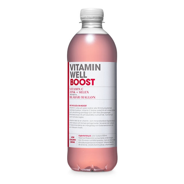 Product Image for Vitamin well boost blåbär hallon 500ml