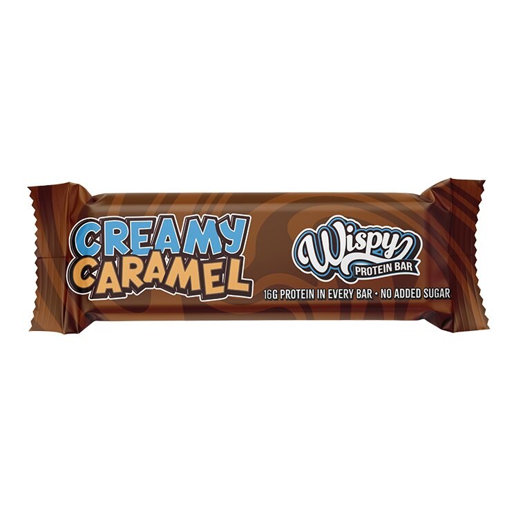Wispy Proteinbar Creamy Caramel 55g | Kampanjer 1 - Bars Mix&Match 10-pack | Gymkraft