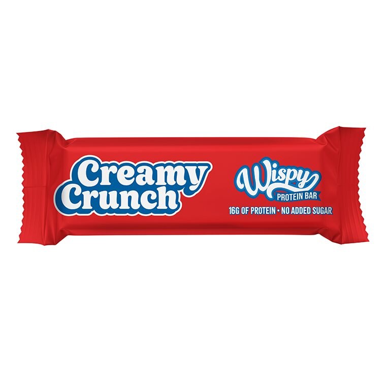 Wispy Proteinbar Creamy Crunch 55g | Kosttillskott - Bars - Proteinbars | Gymkraft
