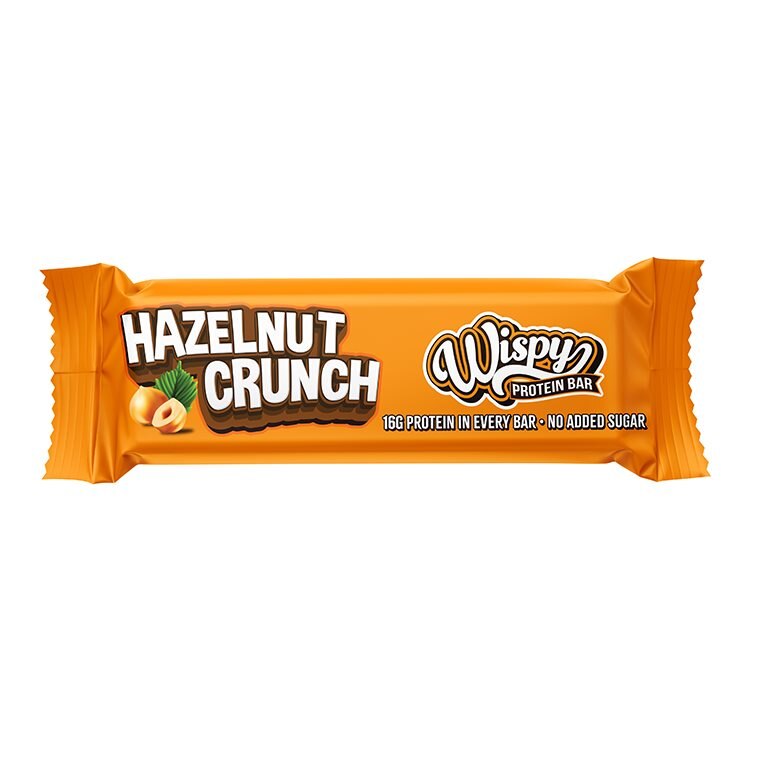 Wispy Proteinbar Hazelnut Crunch 55g | Kampanjer 1 - Bars Mix&Match 10-pack | Gymkraft