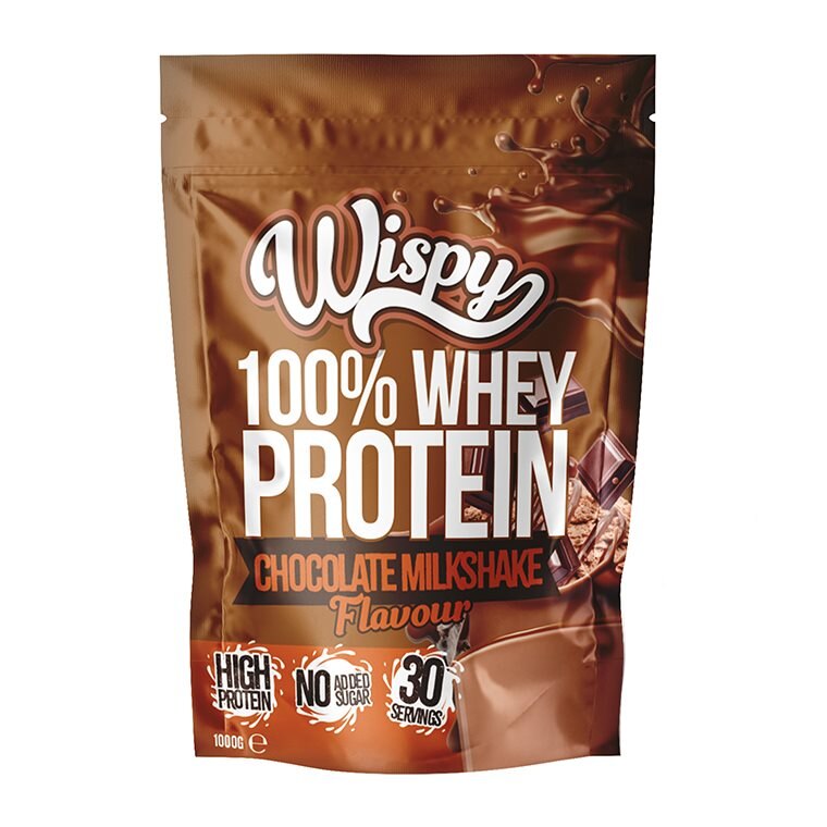 Wispy Whey Chocolate Milkshake 1kg | Kosttillskott - Proteinpulver - Vassleprotein - Whey 100 | Gymkraft