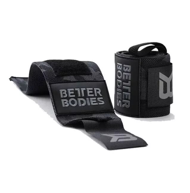 Better Bodies Camo Wrist Wraps, dark camo