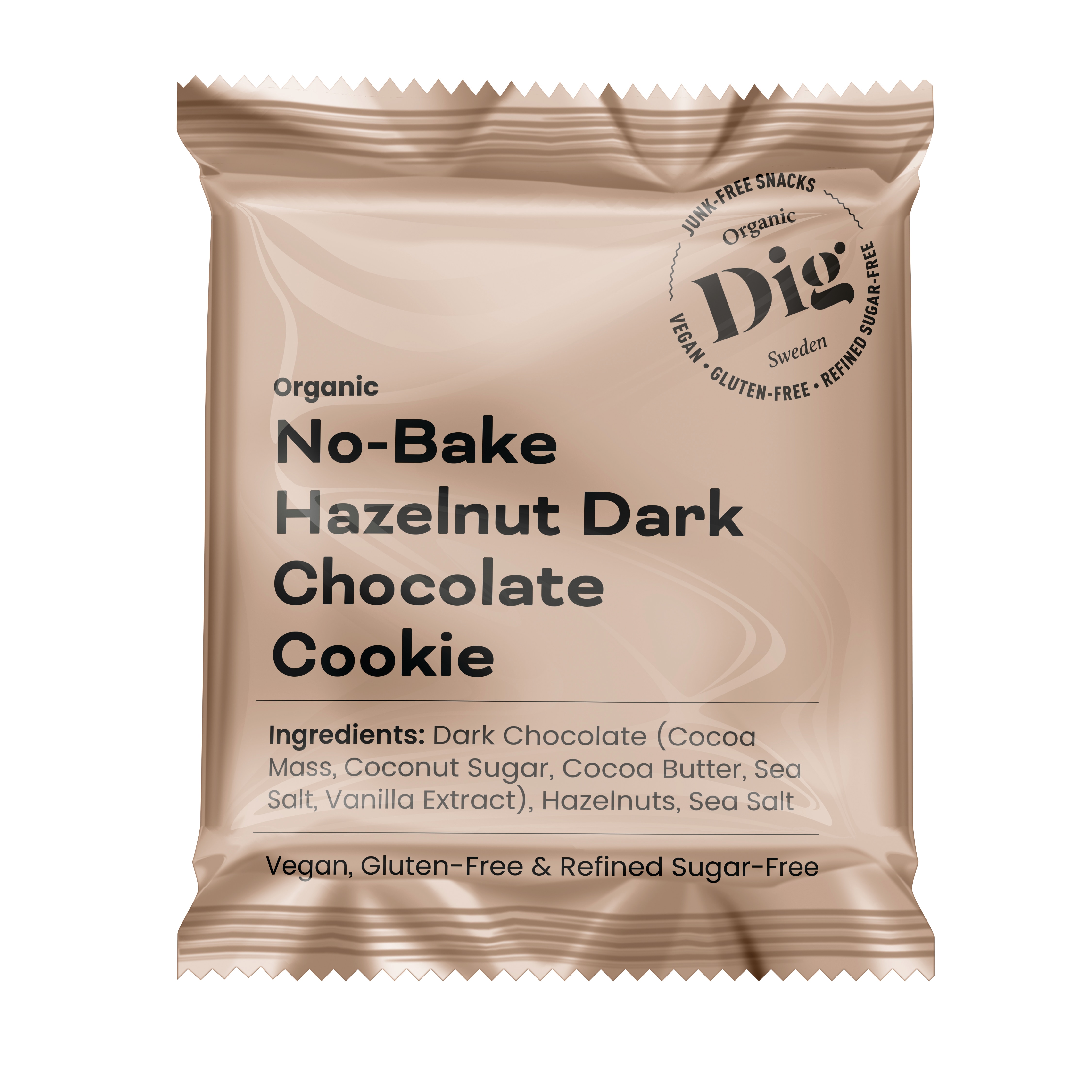 DIG No-Bake Hazelnut Dark Chocolate Cookie 30g