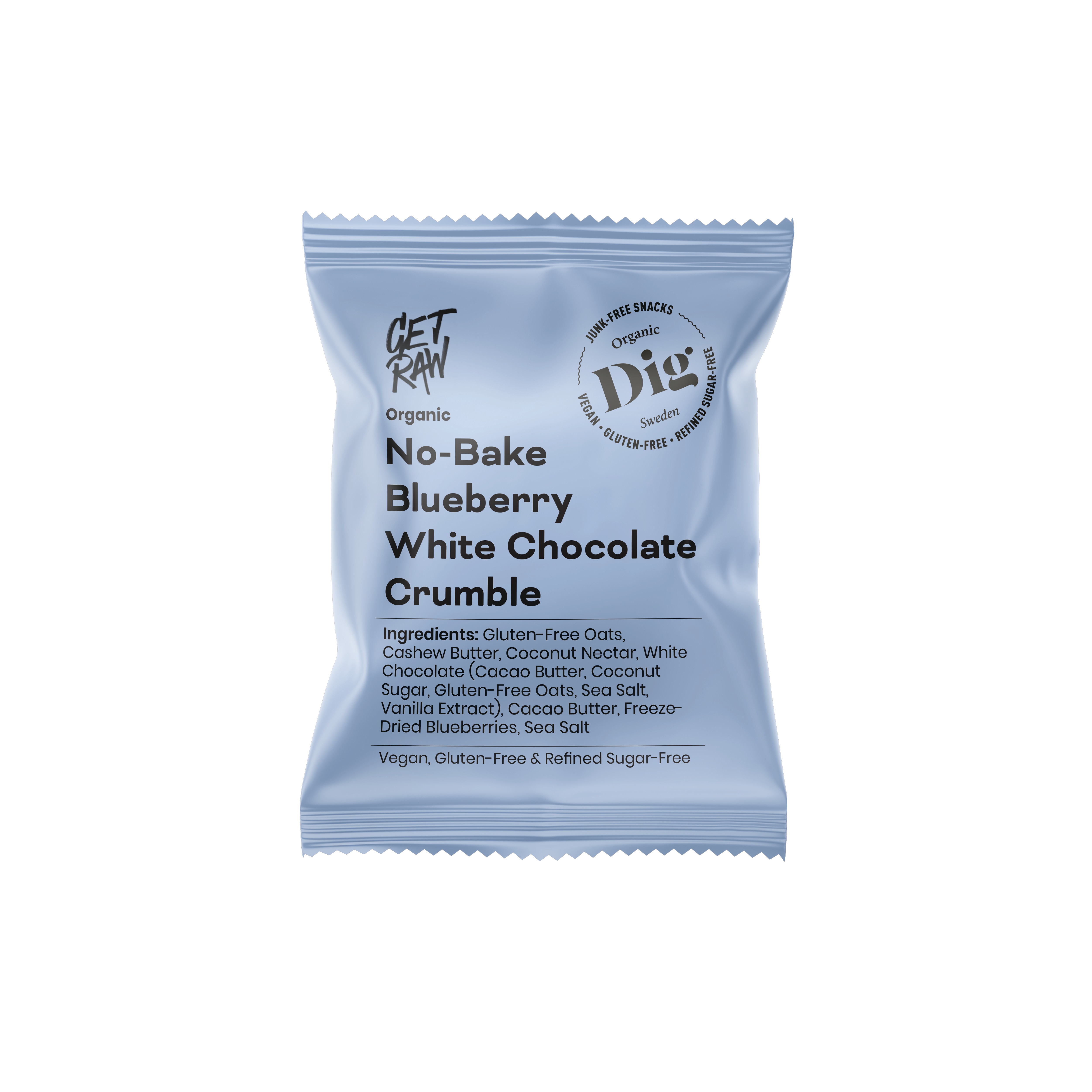 DIG No-Bake Blueberry White Chocolate Crumble 35g
