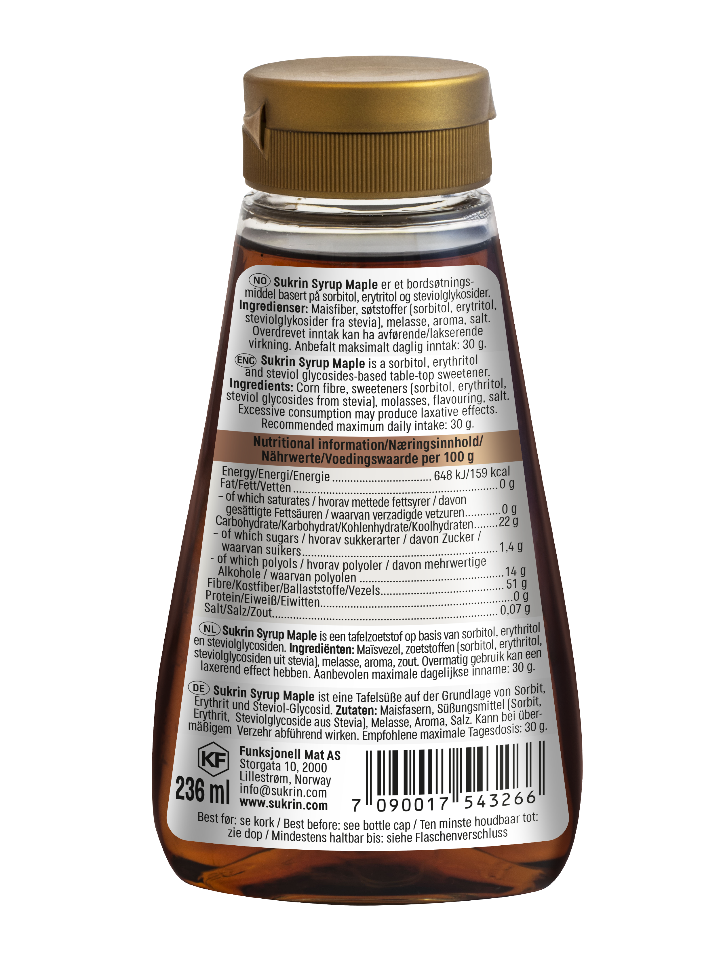 Sukrin Sirup Maple 325g
