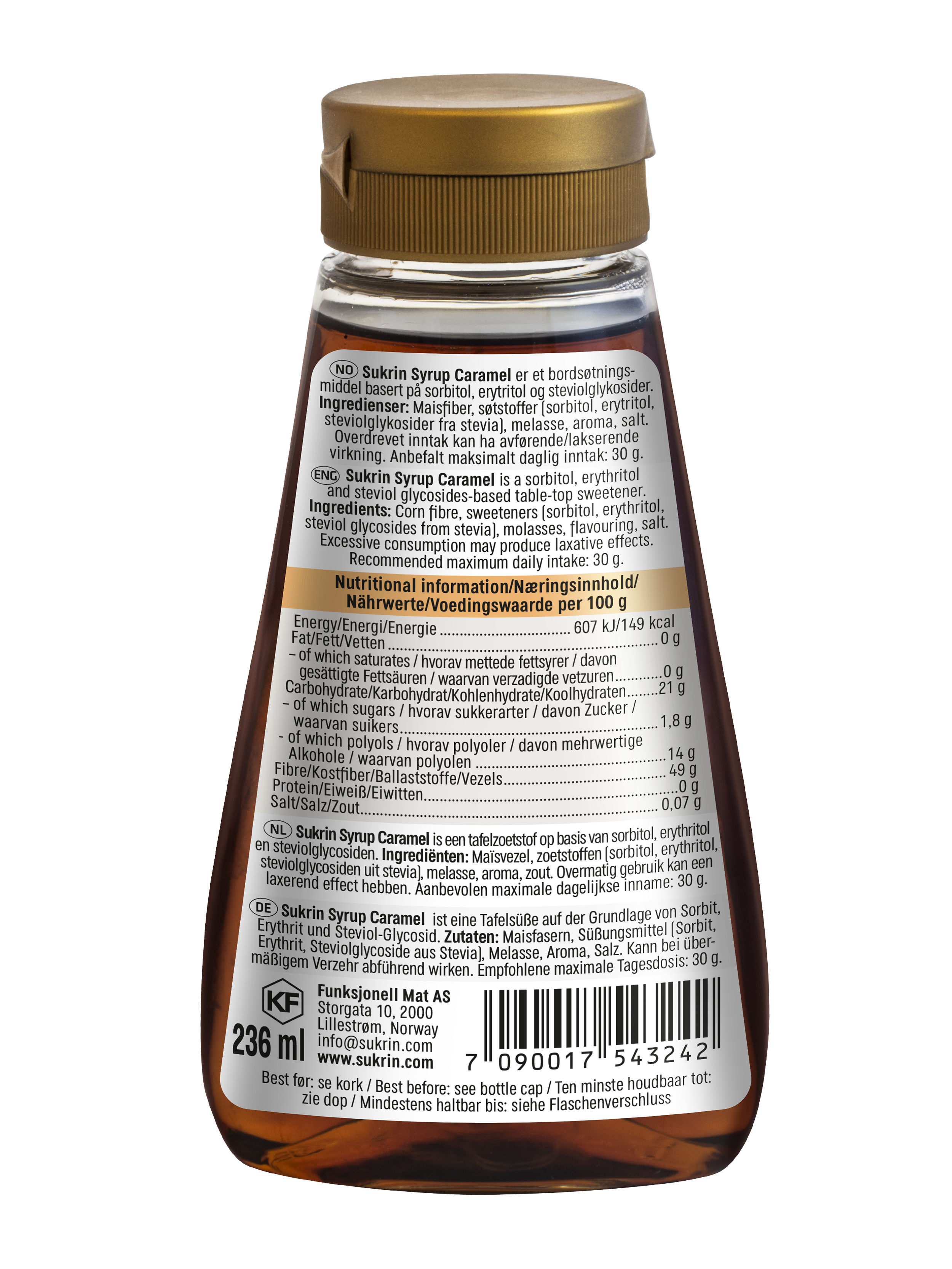 Sukrin Sirup Caramel 325g