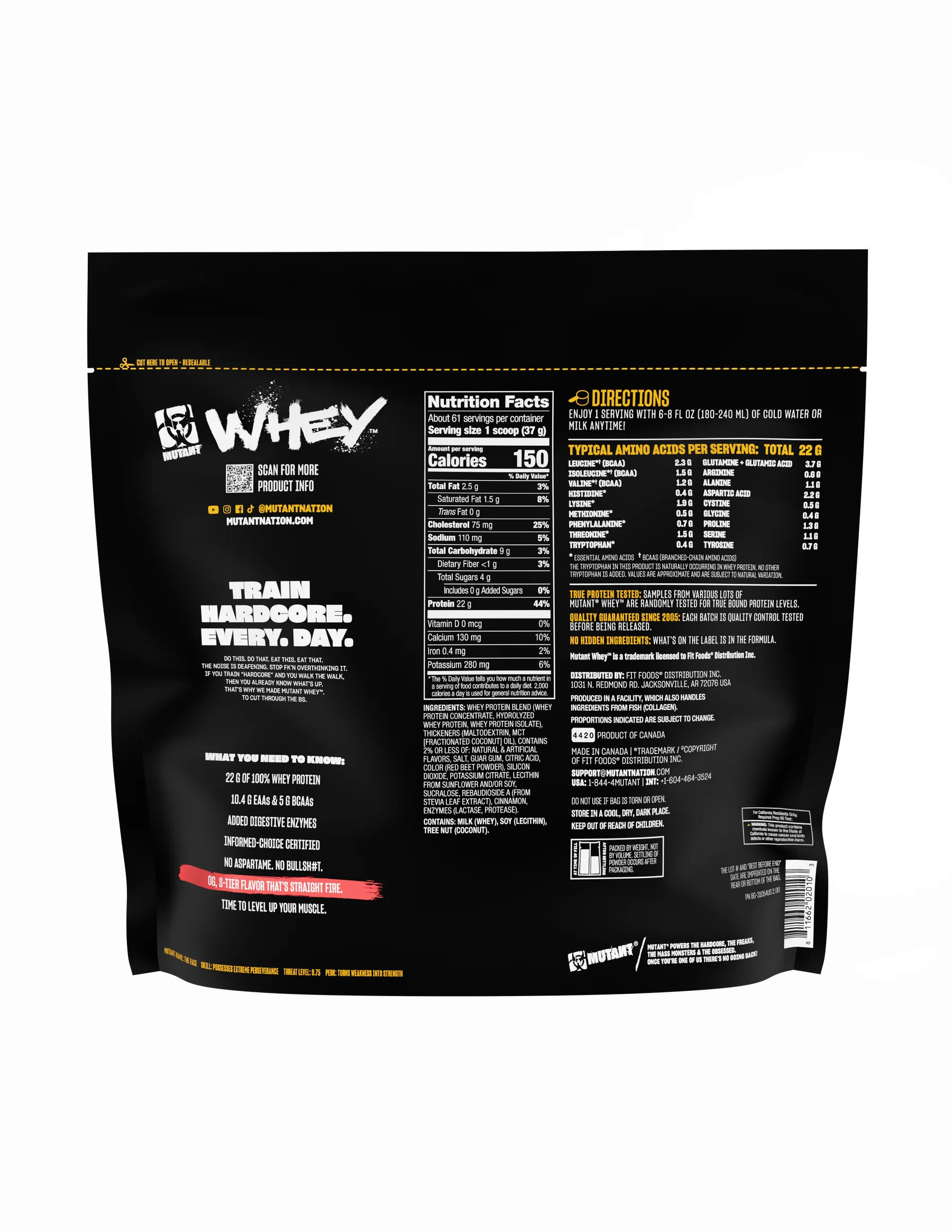 Mutant Whey Strawberry Cream 2,27kg