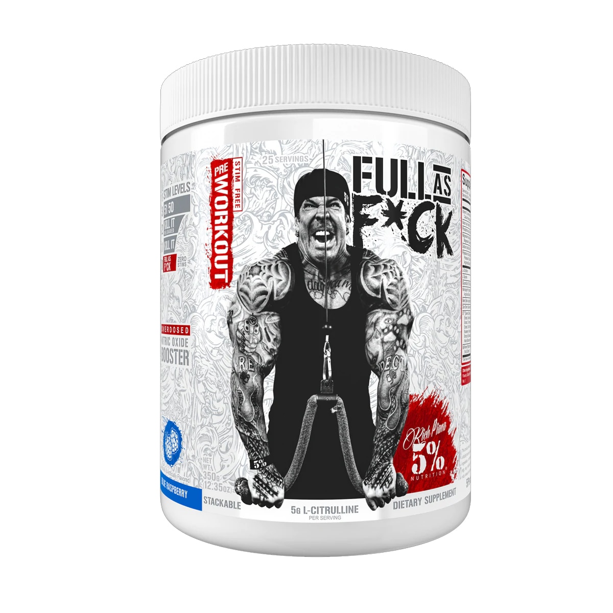 5 nutrition full as blue raspberry