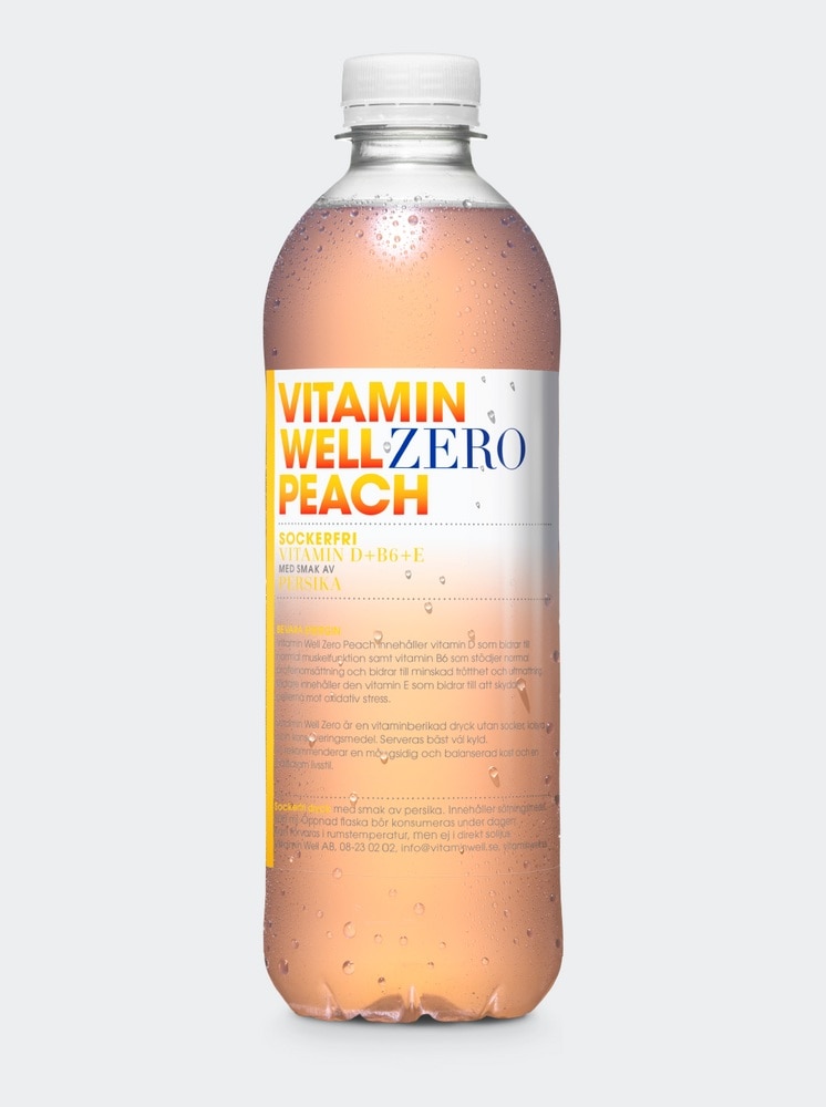 Vitamin Well Zero Peach 500ml