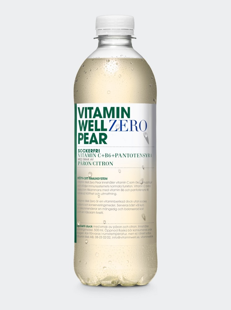 Vitamin Well Zero Pear 500ml