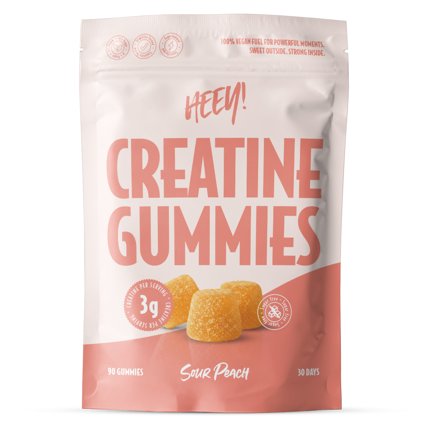 Heey! Kreatin Gummies Persika 90st