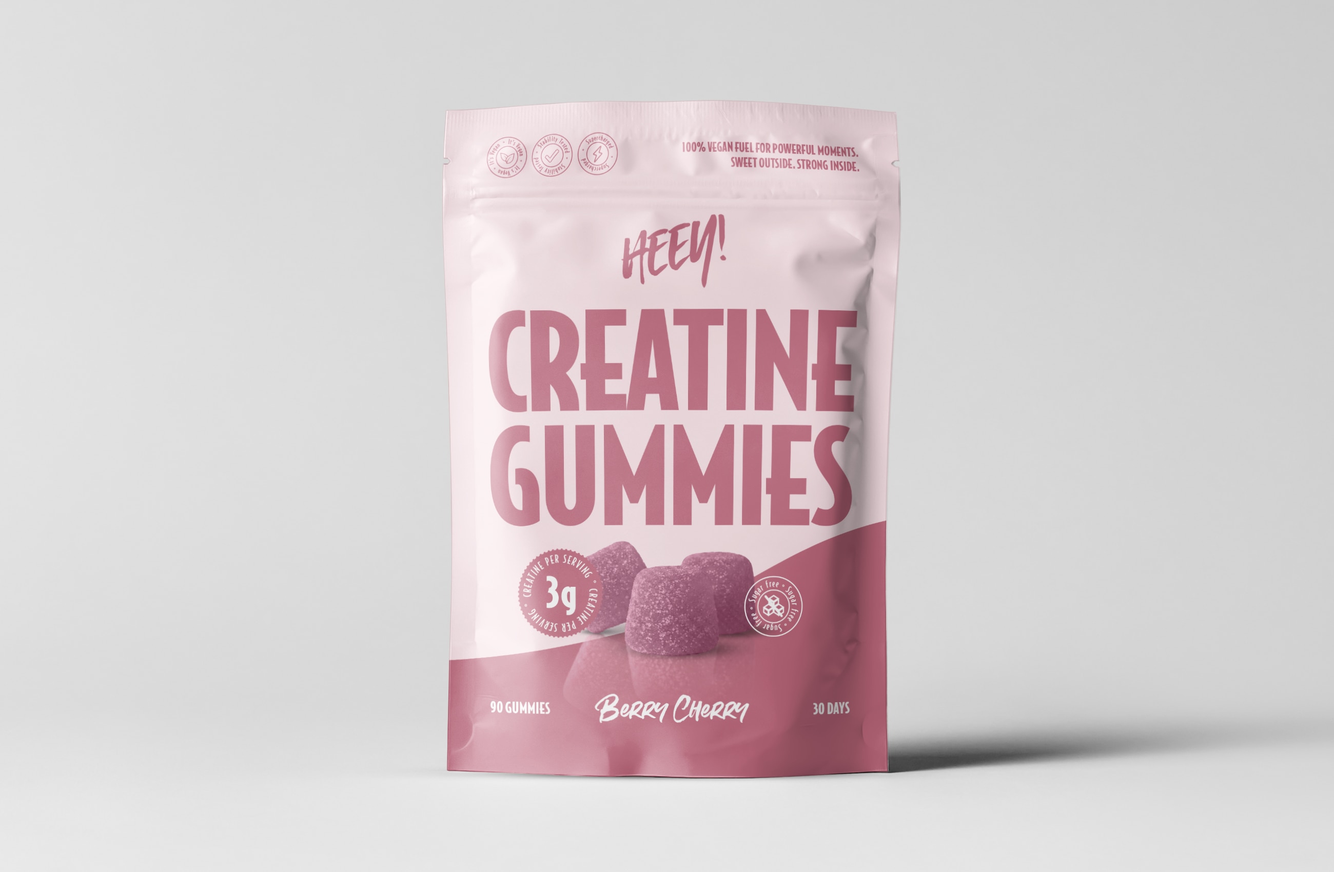 Heey! Kreatin Gummies 90st Körsbär