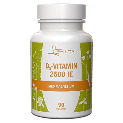 Alpha Plus d3-vitamin 2500 ie 90tab