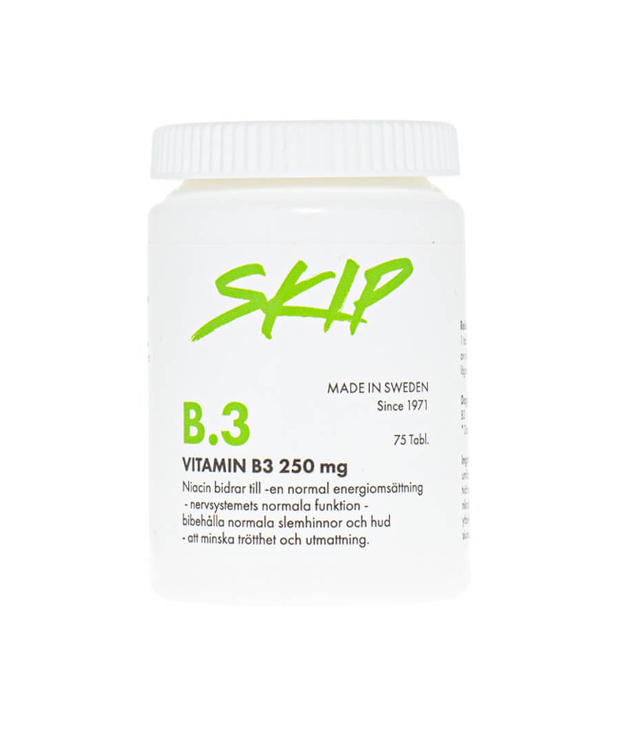 Skip Nutrition B3 250 mg 75 tabletter
