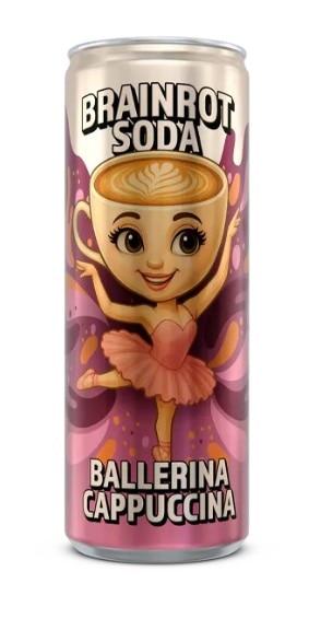 Brainrot Soda Ballerina Cappuccina 250cl