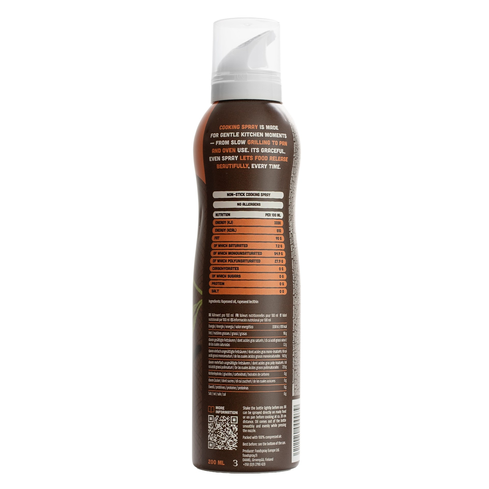 Food Spray Cooking Spray 200ml