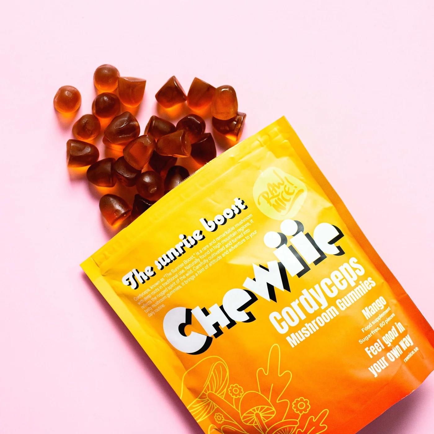 Rawnice Mushroom Cordyceps 60 stycken