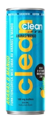 Clean Drink - Annanas-Mango 330ml