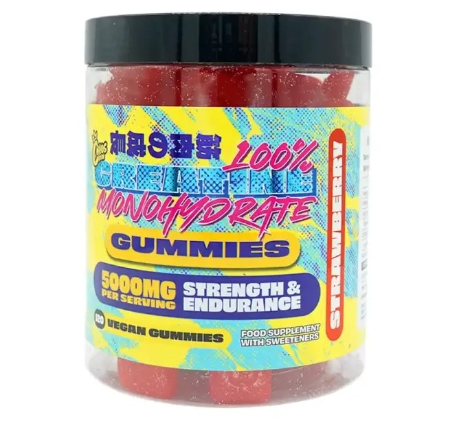 Chaos Crew Creatine Gummies Strawberry 120 Kapslar 