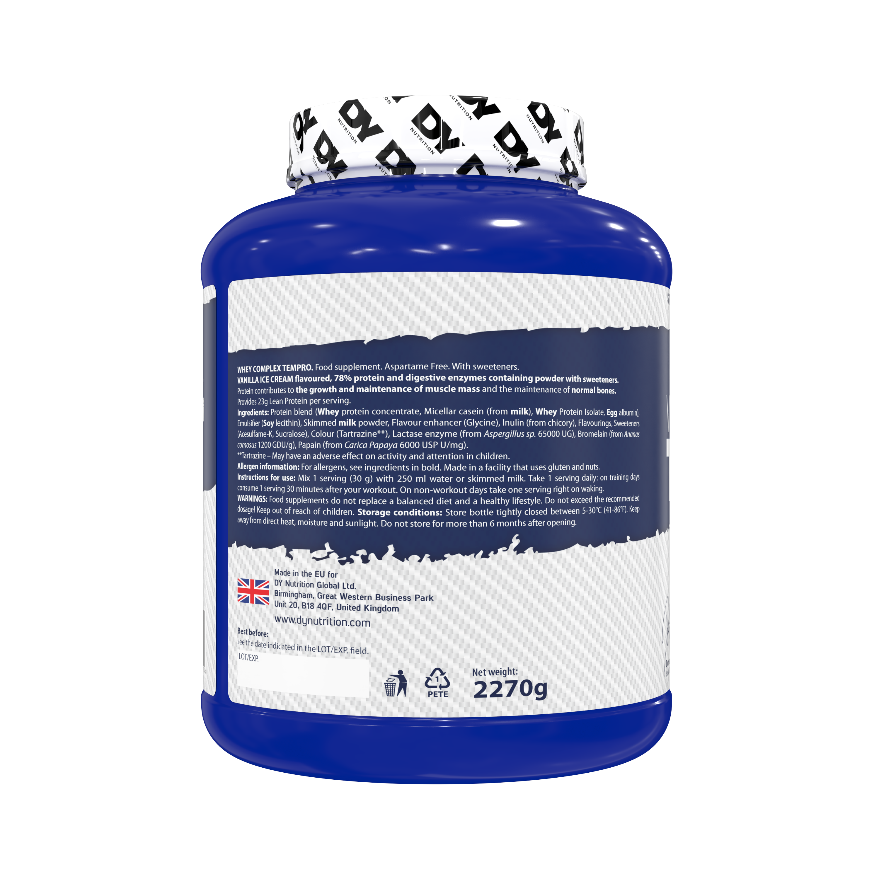 DY Nutrition Tempro Vanilla 2,27kg