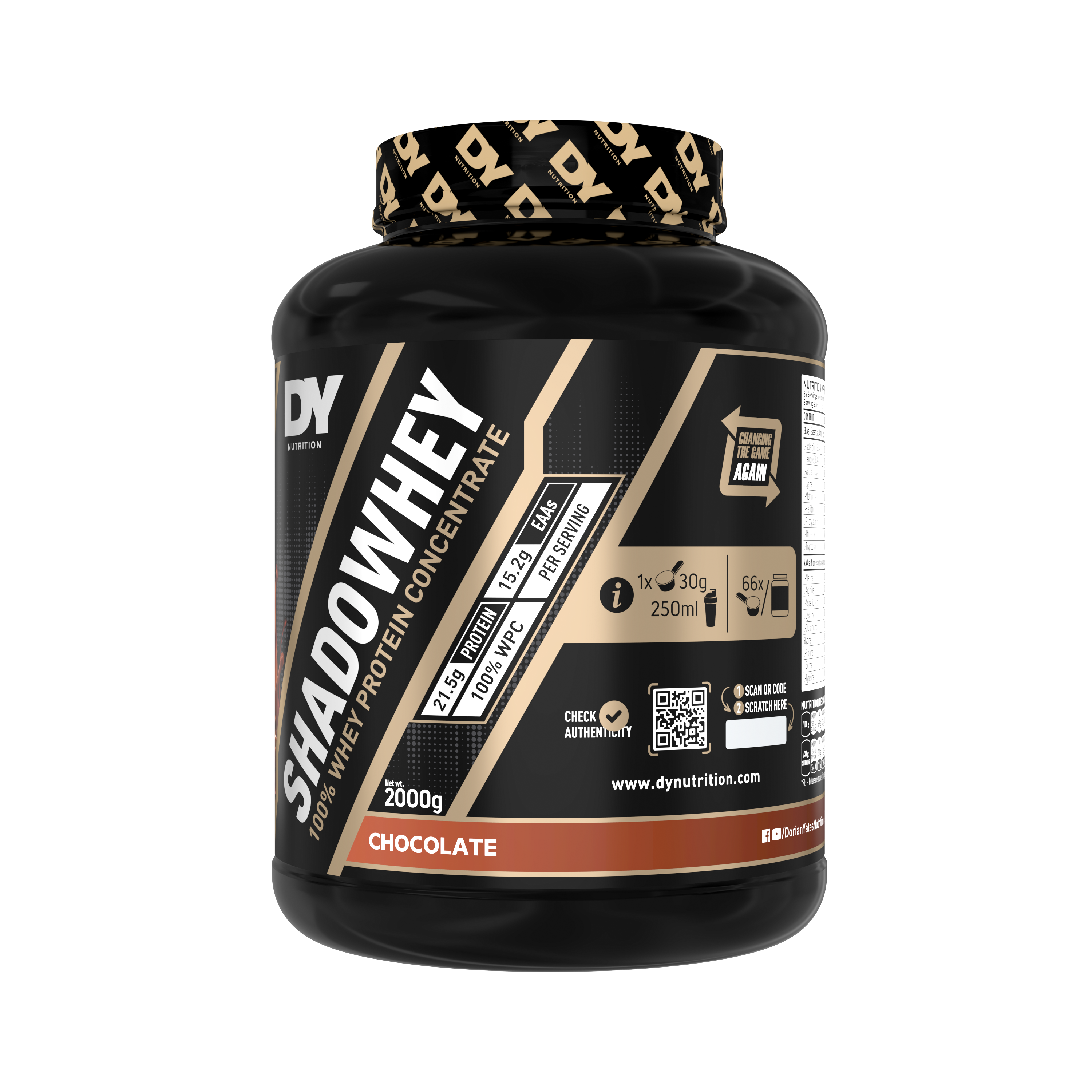 DY Nutrition Shadowhey Chocolate 2kg