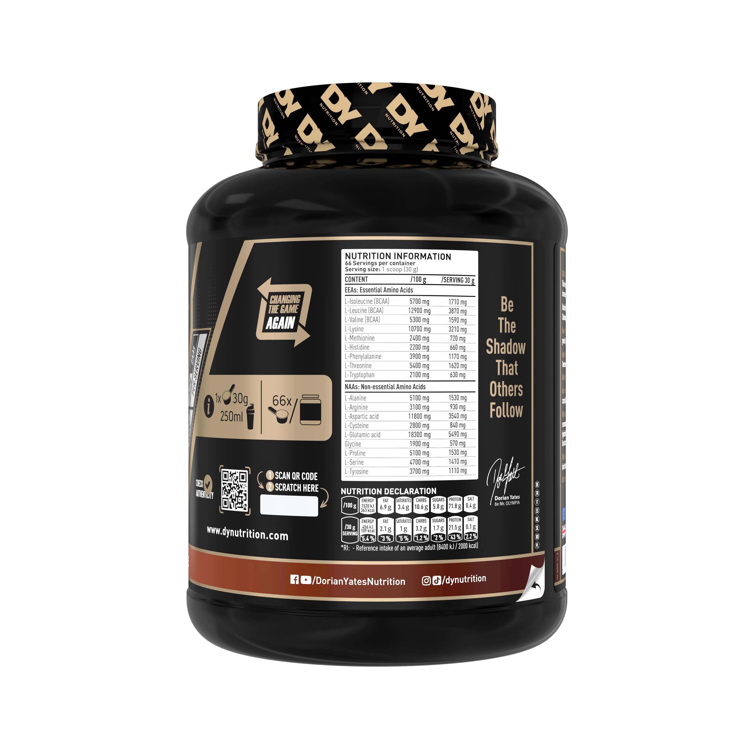 DY Nutrition Shadowhey Chocolate 2kg