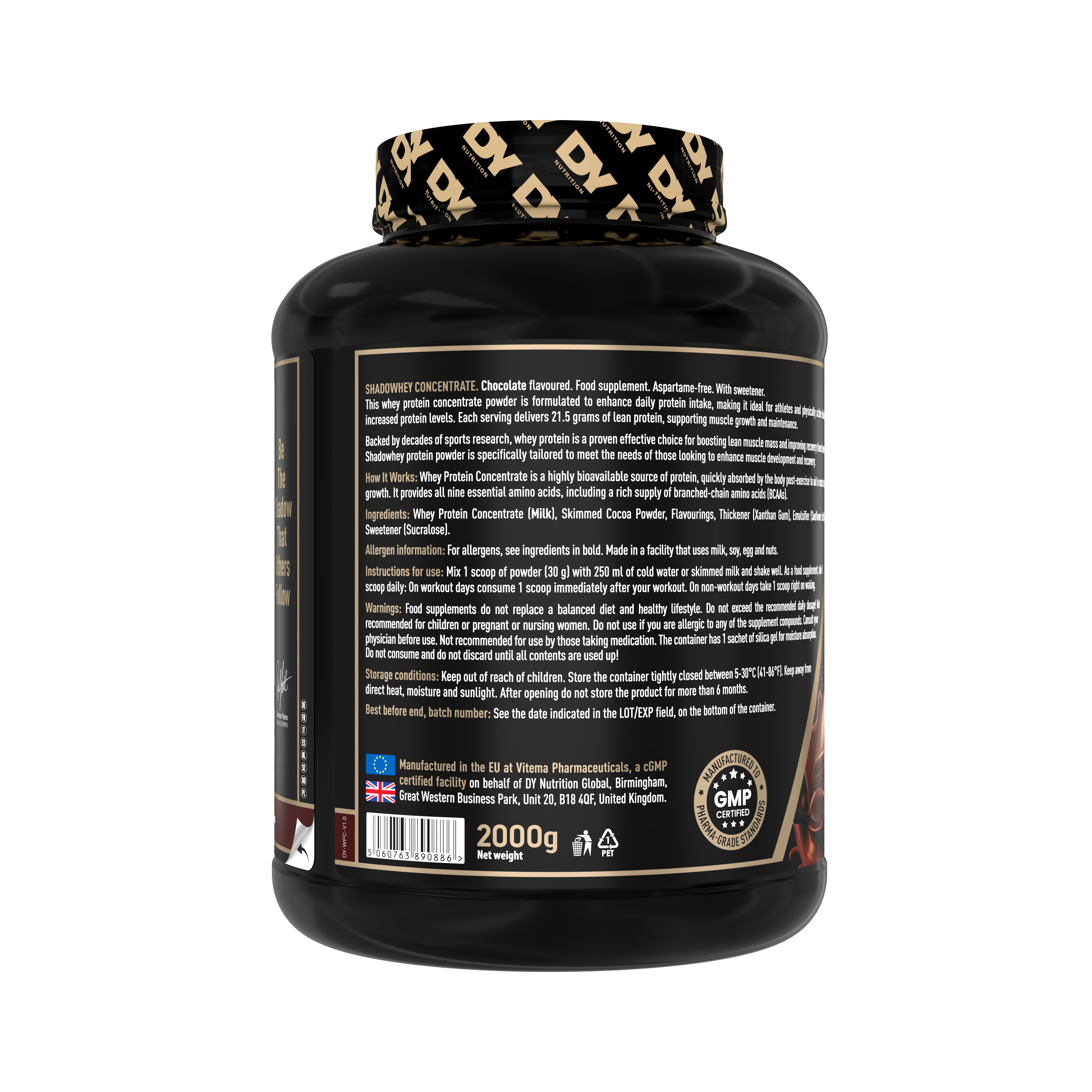 DY Nutrition Shadowhey Chocolate 2kg
