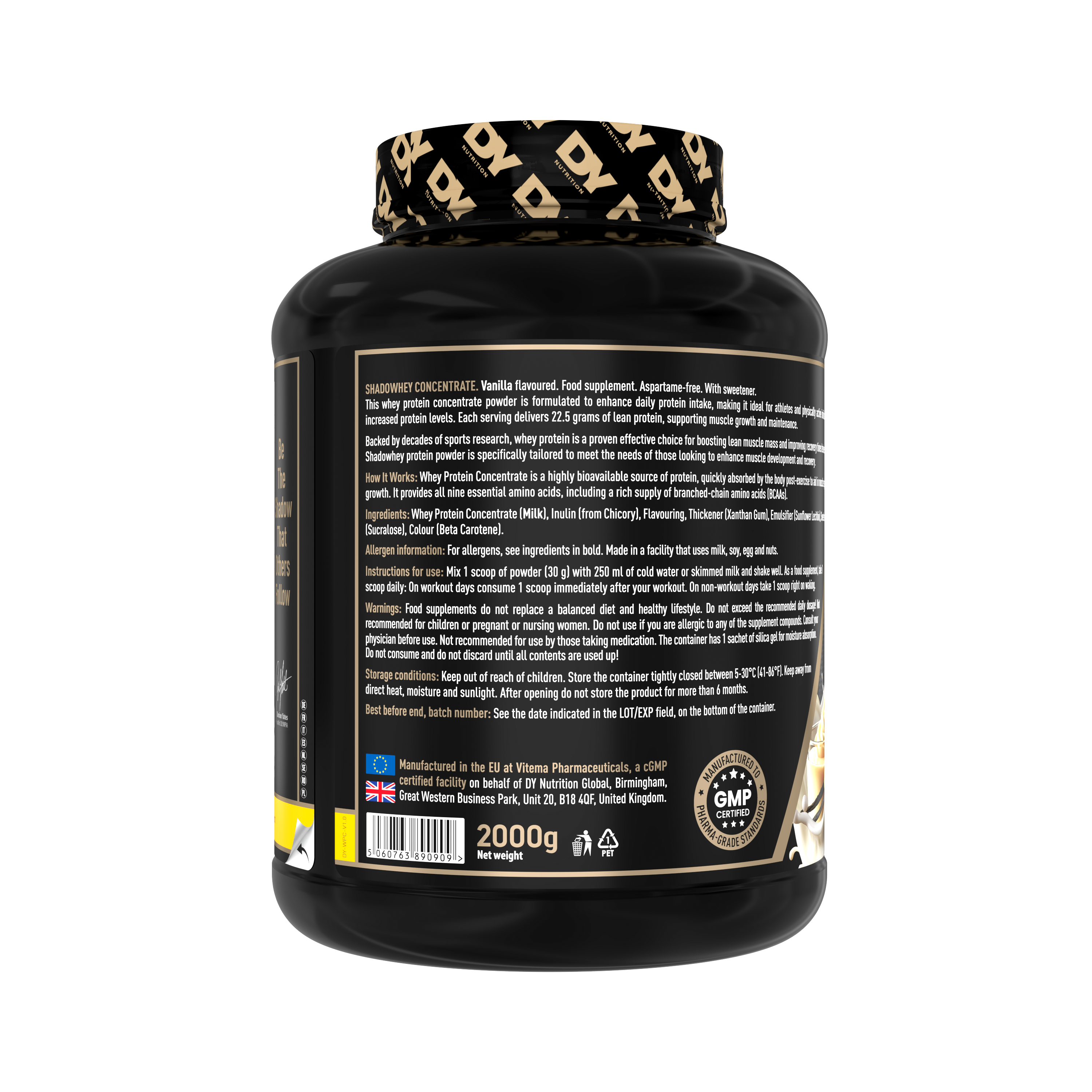 DY Nutrition Shadowhey Vanilla 2kg