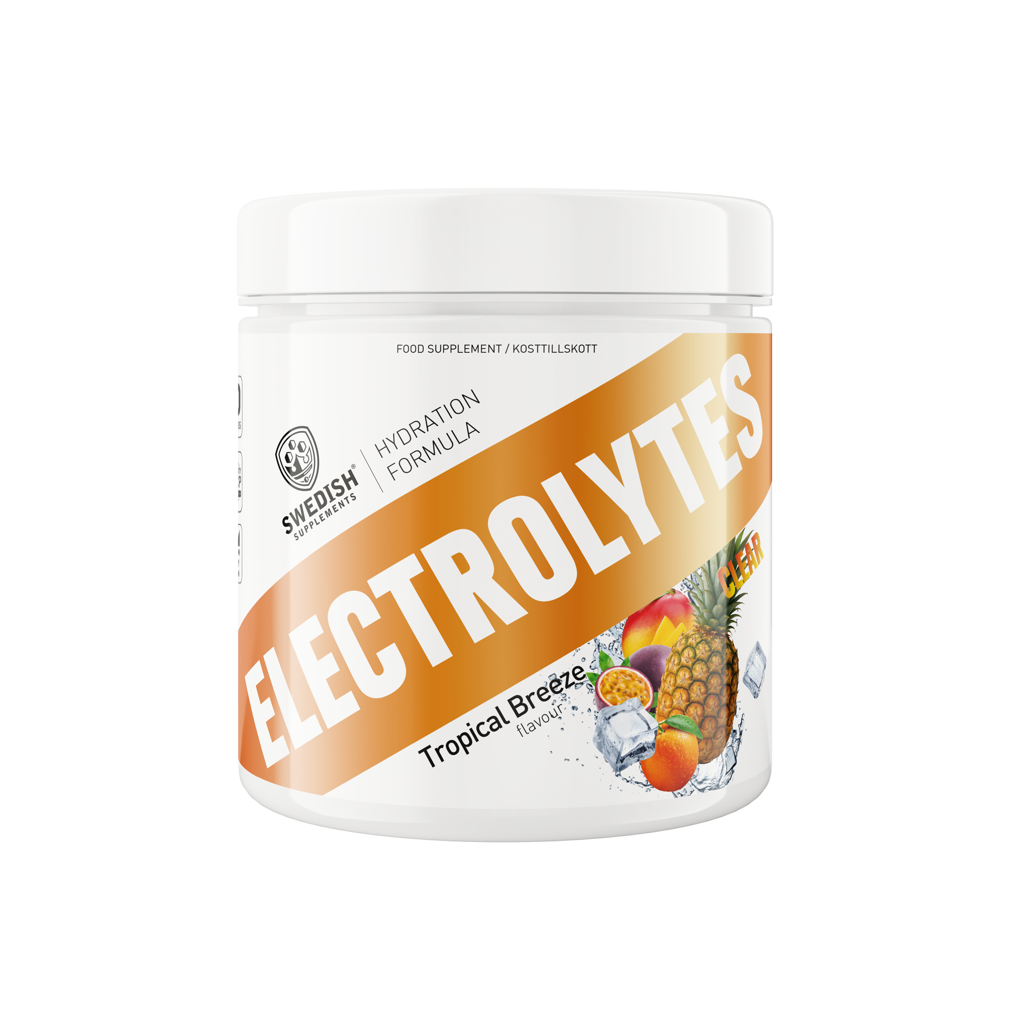 Swedish Supplements Clear Electrolytes Tropical Breeze 240g
