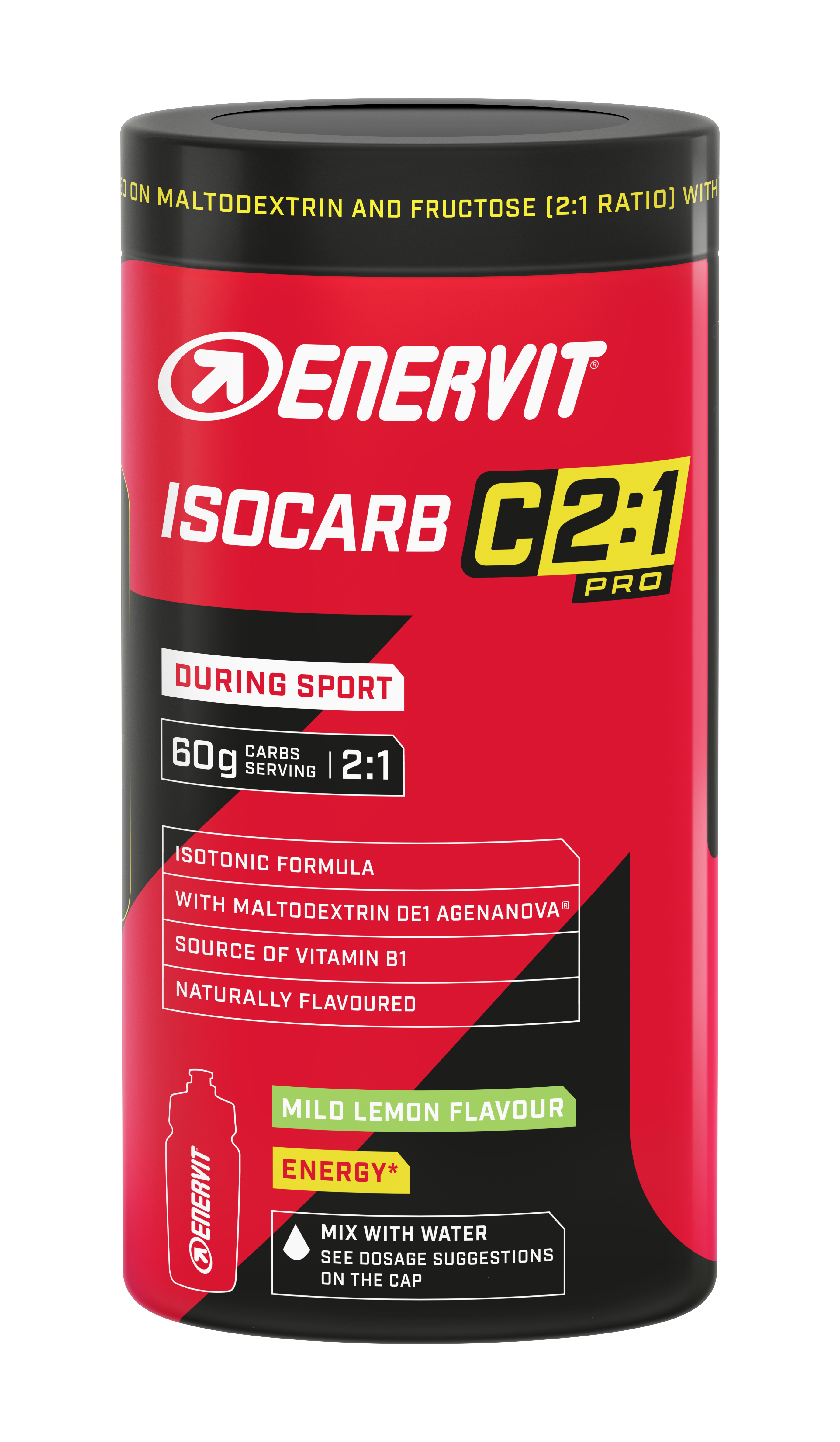 Enervit Isocarb 2:1 Citron 650g 