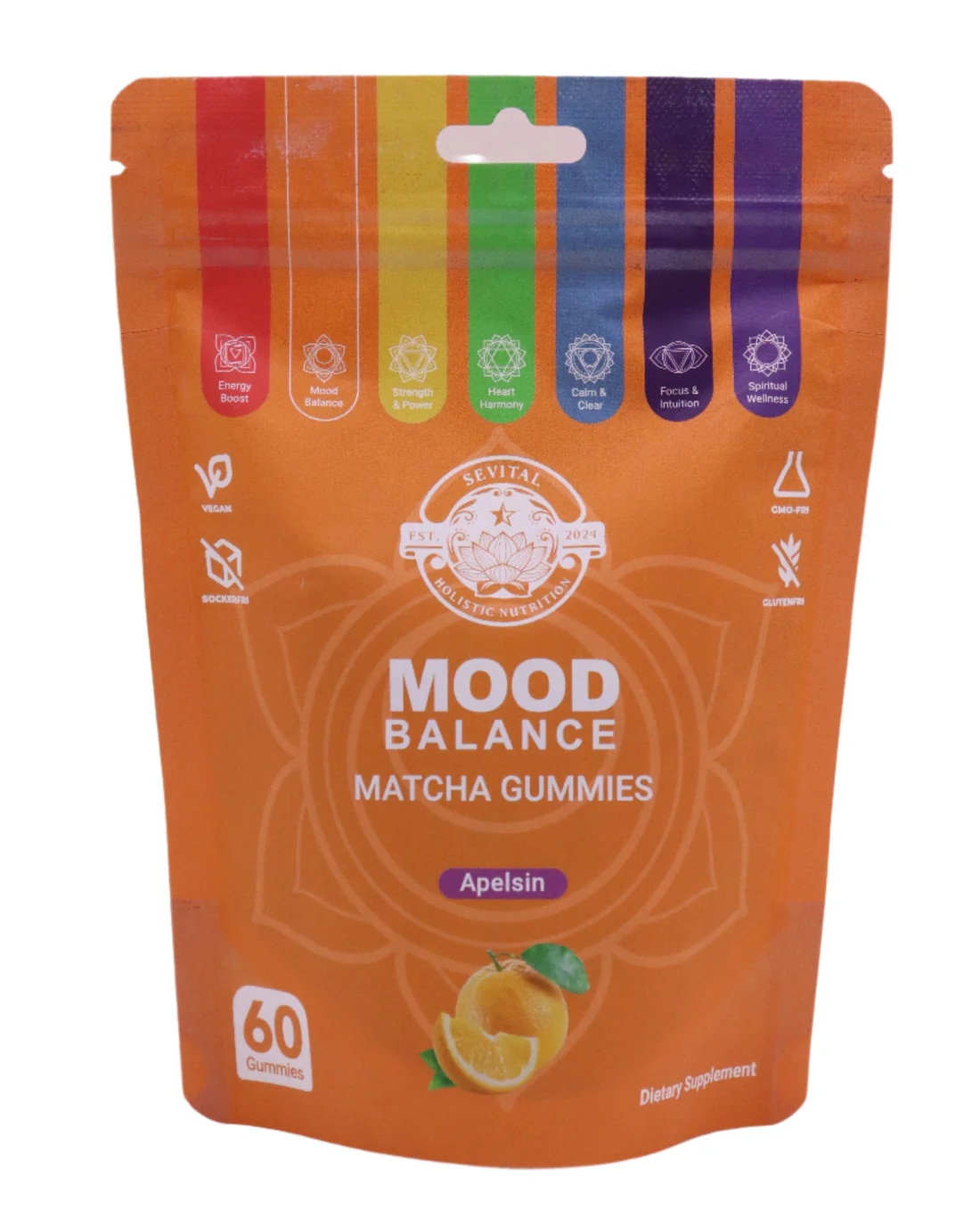 Sevital Mood Balance Matcha Gummies 60st