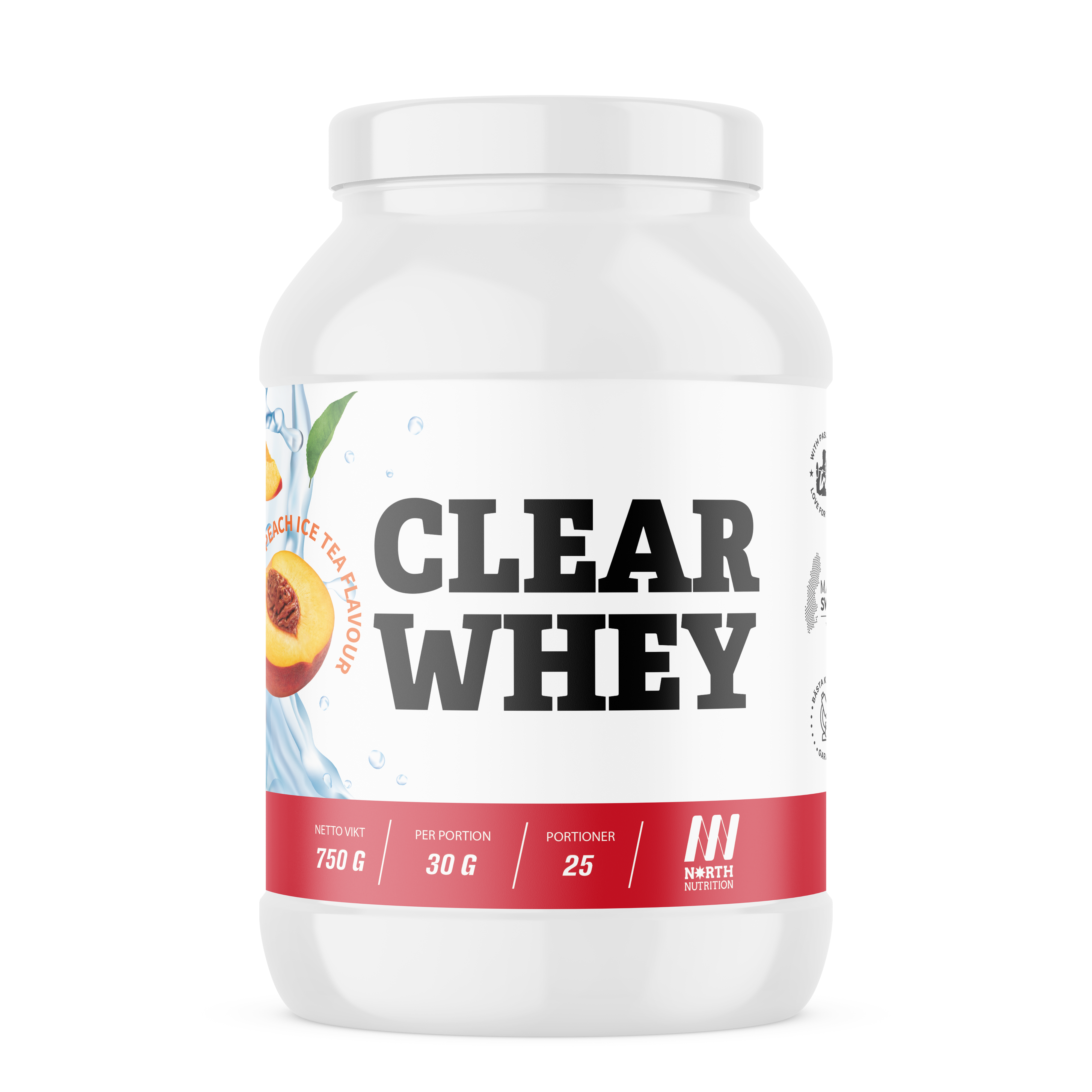 North Nutrition Clear Whey Peach IceTea 750g