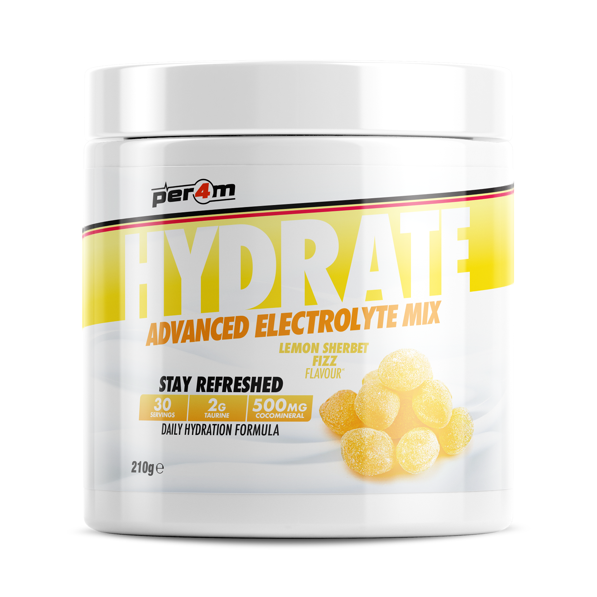 Per4m Hydration Lemon Sherbet Fizz 210g
